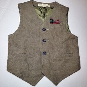 Hope & Henry Classic Suit vest - Size 4 Organic